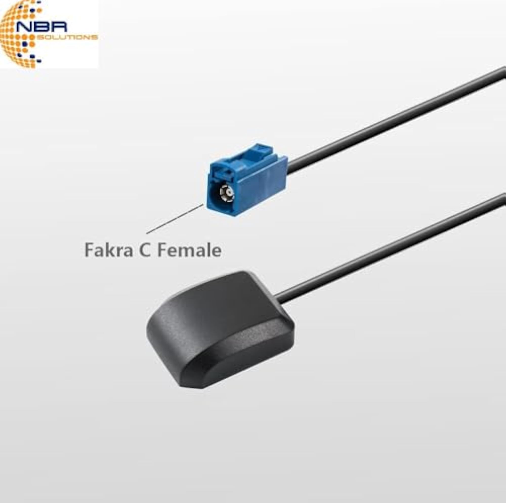 NBR GPS Antenna 28dBi with RG174 Fakra Connector